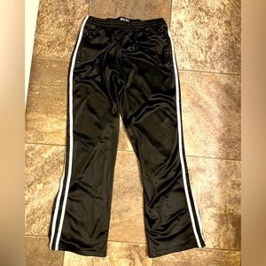 STEVE & BARRY’S Boy’s Casual Jogging Track Pants w/ Double White Stripe Size M